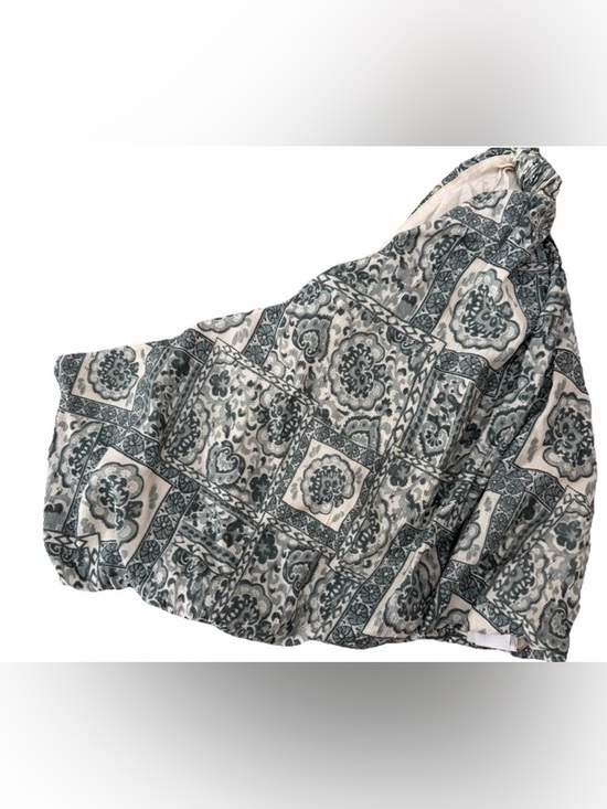 Abercrombie & Fitch Tops - Abercrombie & Fitch One Shoulder Top Size Large Crinkle Textured Boho Print NWT
